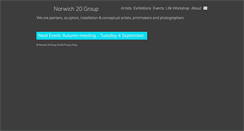 Desktop Screenshot of norwich20group.co.uk